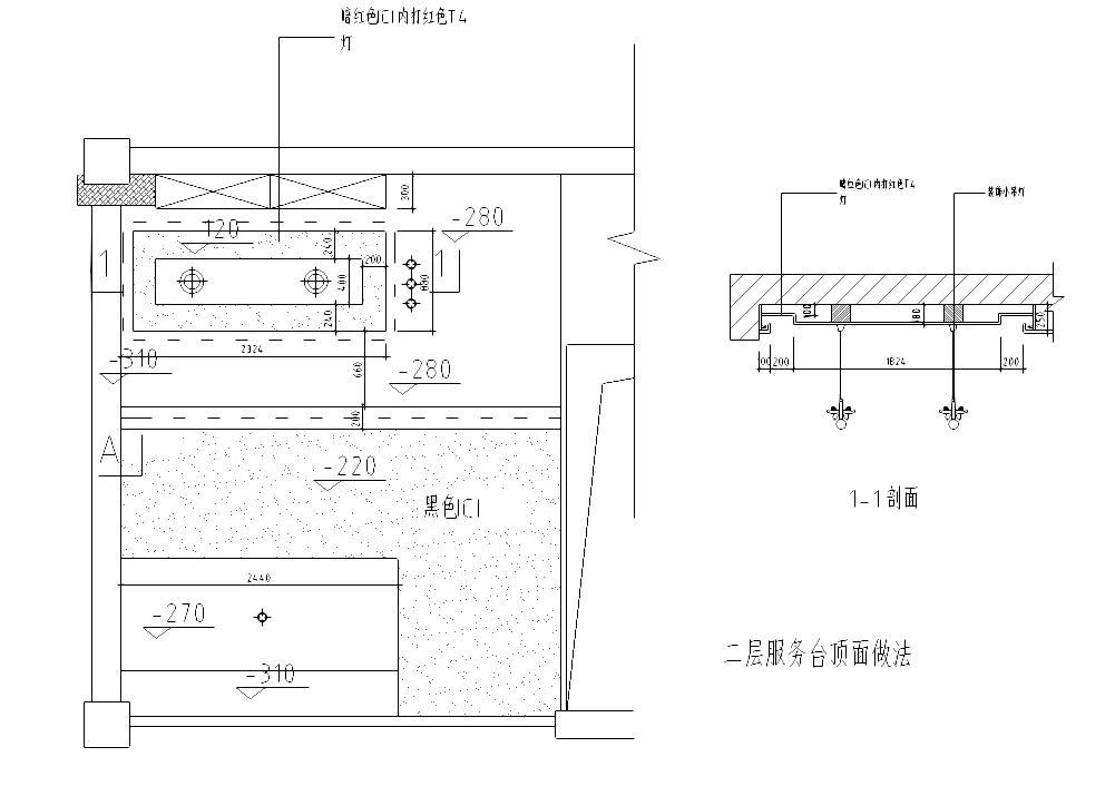 [广西]西新中式风格茶楼室内装修全套图纸cad施工图下载【ID:160707138】