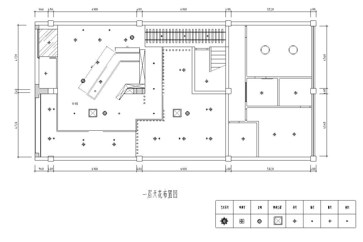 [广西]西新中式风格茶楼室内装修全套图纸cad施工图下载【ID:160707138】