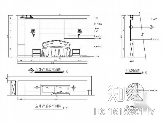 现代华丽三层别墅室内设计装修图施工图下载【ID:161890117】