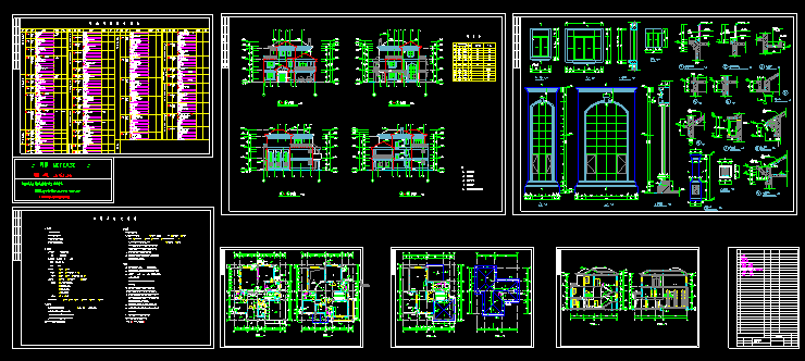 100套别墅新农村自建房施工图下载【ID:149863189】