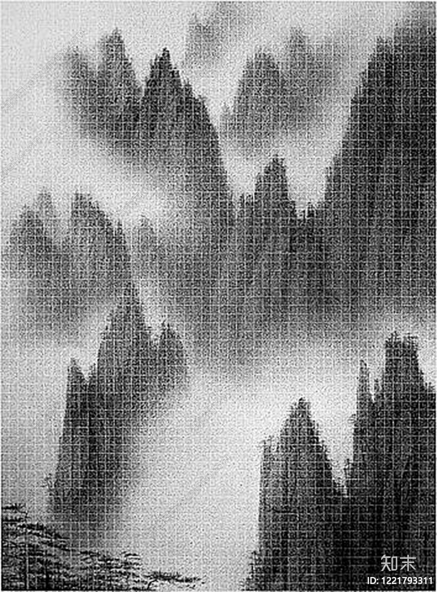 壁画高清贴图材质