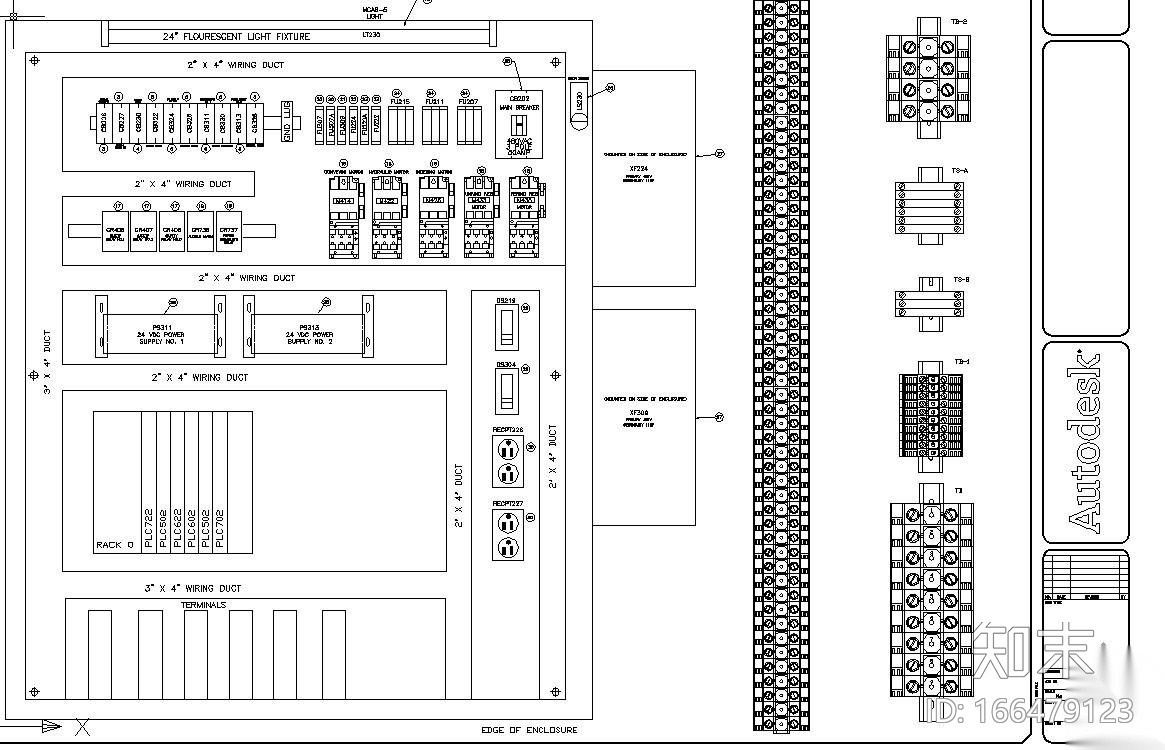 配电箱布置图cad施工图下载【ID:166479123】