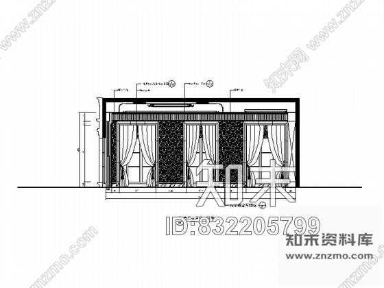 图块/节点别墅家庭厅立面图cad施工图下载【ID:832205799】