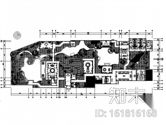 [南京]特色地域奢华中式滨江会所改造室内设计施工图（...施工图下载【ID:161816168】