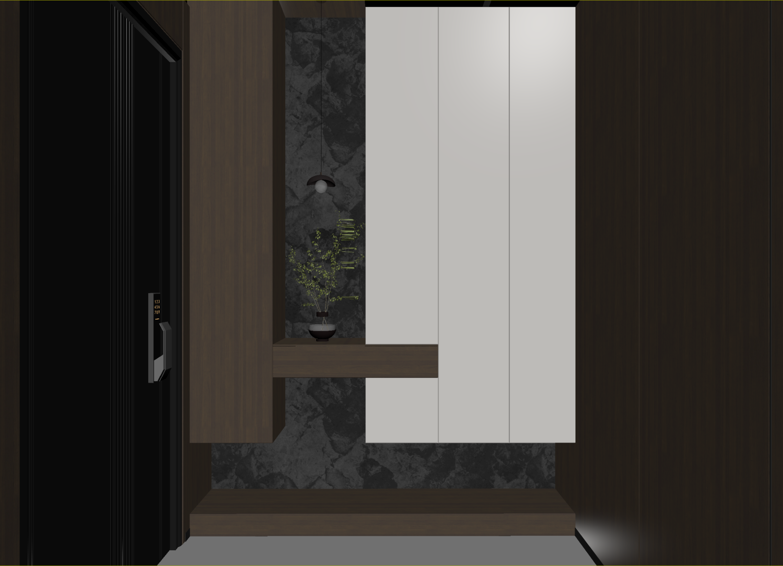 意式玄关3D模型下载【ID:1215131690】