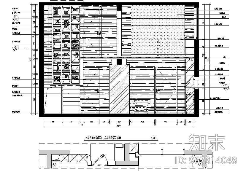 [广东]现代风格办公空间设计施工图（附效果图）cad施工图下载【ID:967314048】