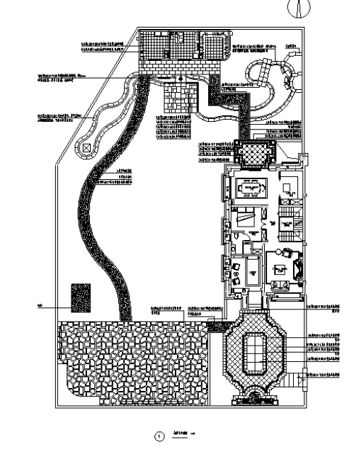 [浙江]绿色小岛临湖花园别墅景观设计施工图（赠pdf版...施工图下载【ID:160714199】