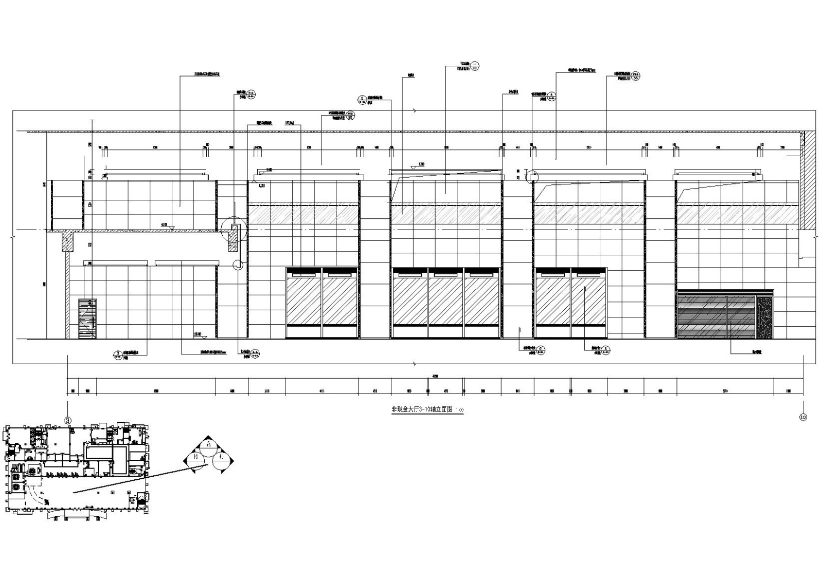 [贵州]农商银行业务用房建设项目施工图cad施工图下载【ID:160408491】