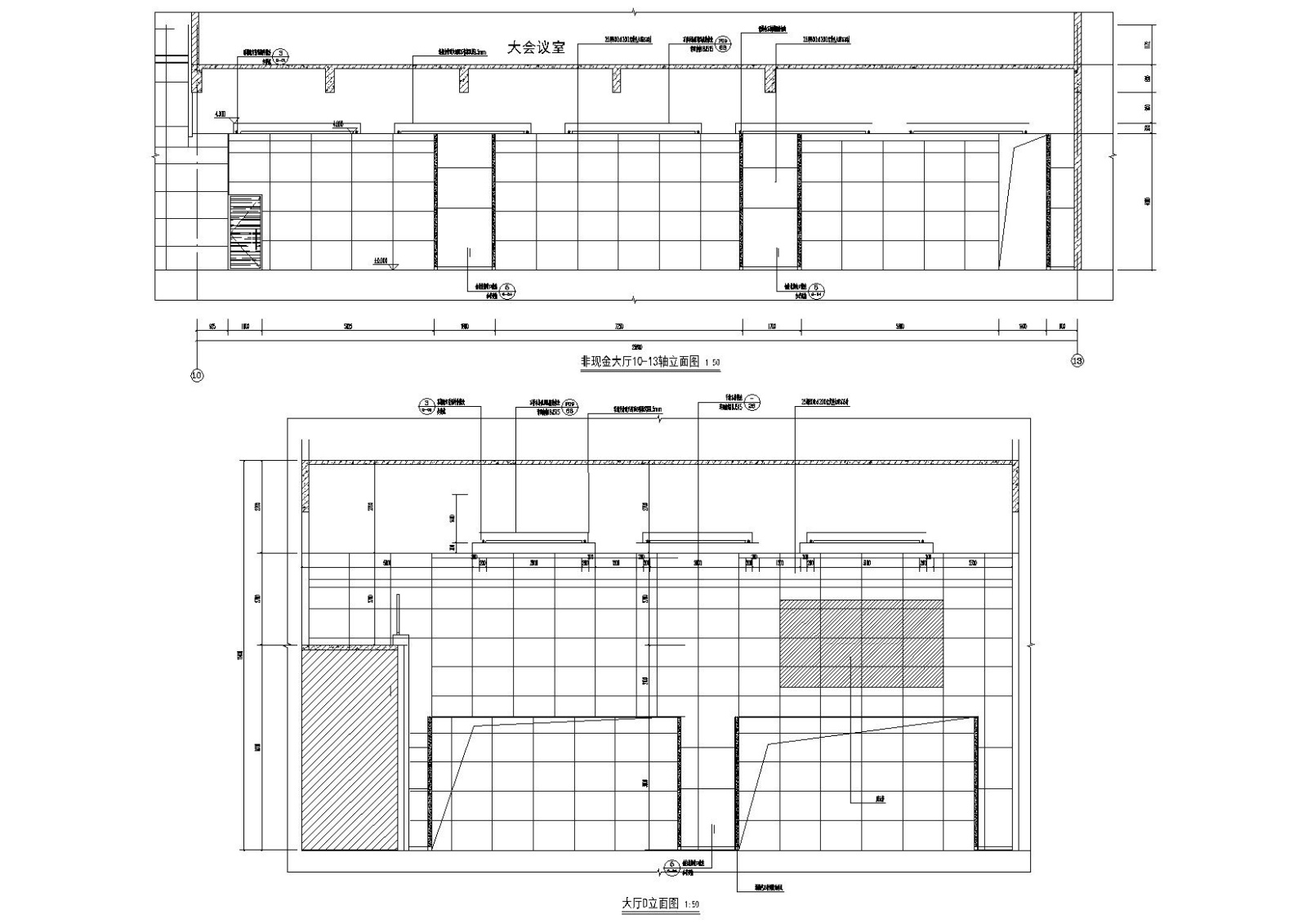 [贵州]农商银行业务用房建设项目施工图cad施工图下载【ID:160408491】