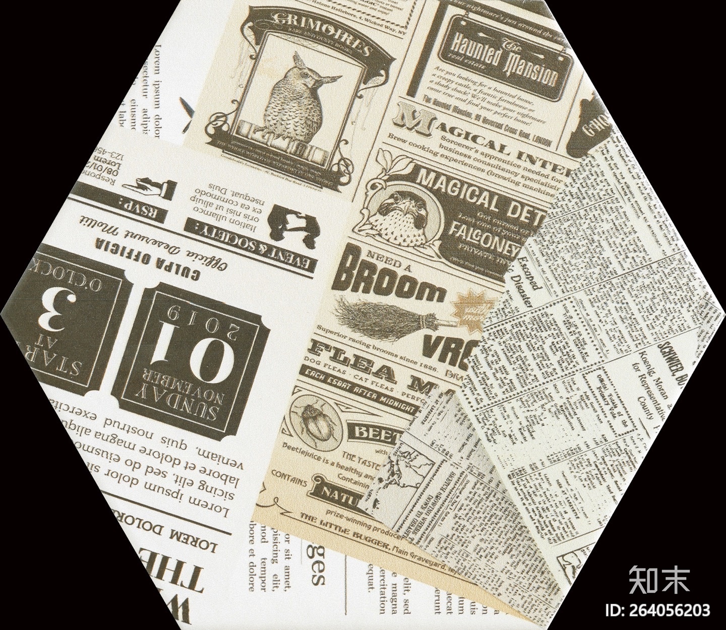 华夏瓷砖贴图下载【ID:264056203】