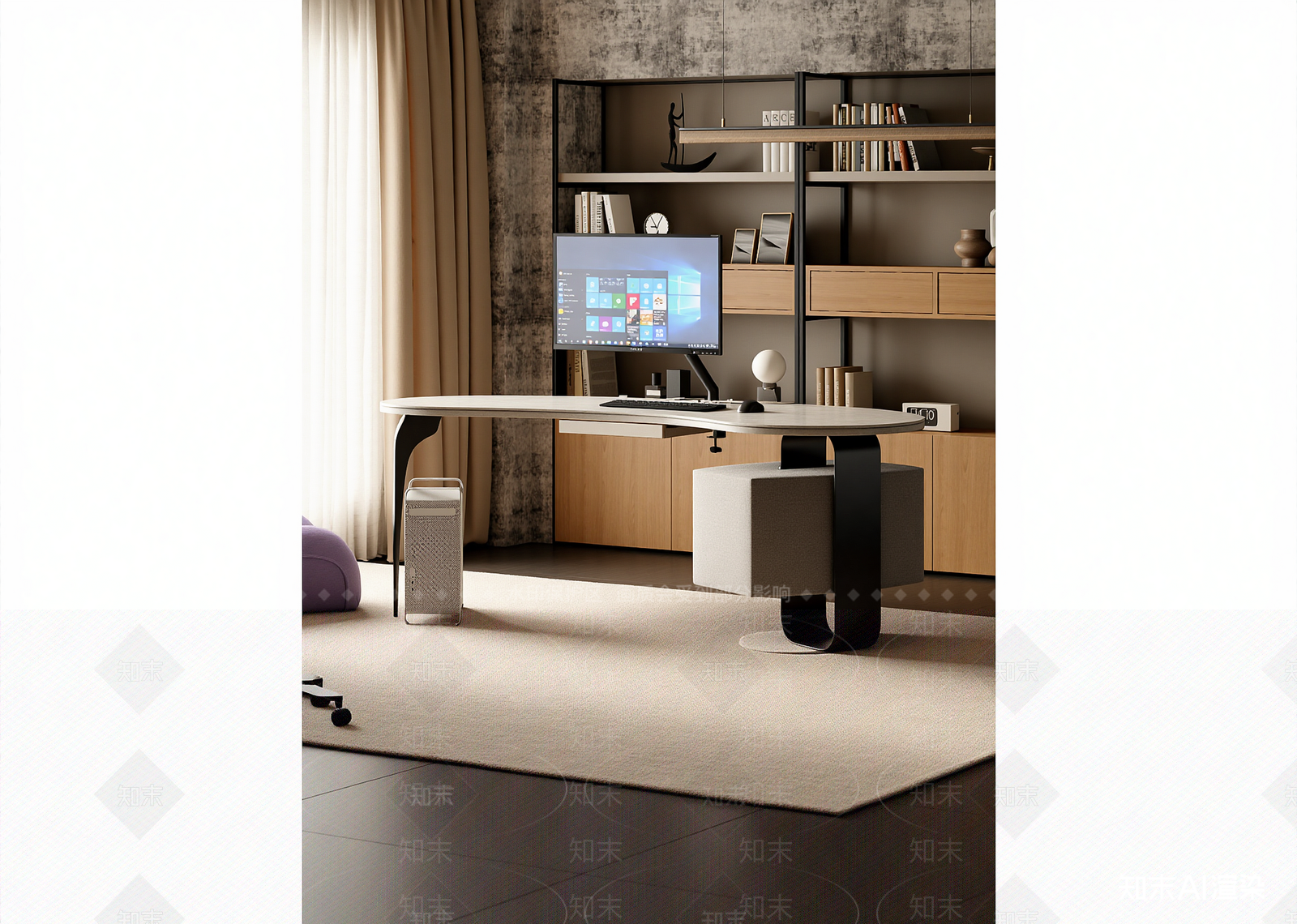 现代办公室3D模型下载【ID:1215101138】