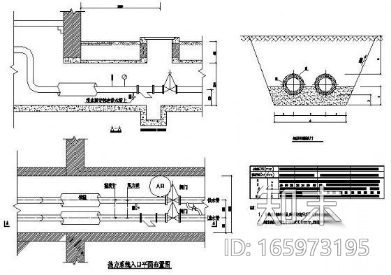 某供热管网改造工程大样图cad施工图下载【ID:165973195】