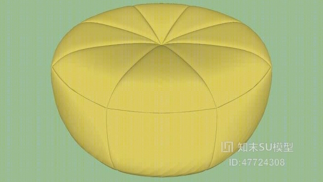 沙发凳SU模型下载【ID:47724308】