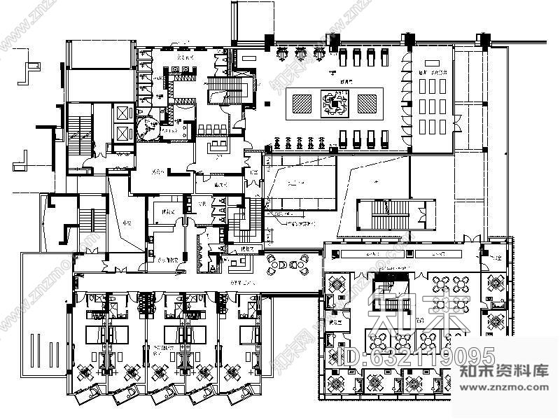 施工图某星级高档会所装修施工图cad施工图下载【ID:632119095】