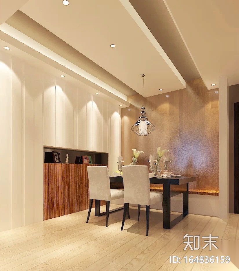 两居室小户型住宅装修全套施工图+效果图施工图下载【ID:164836159】