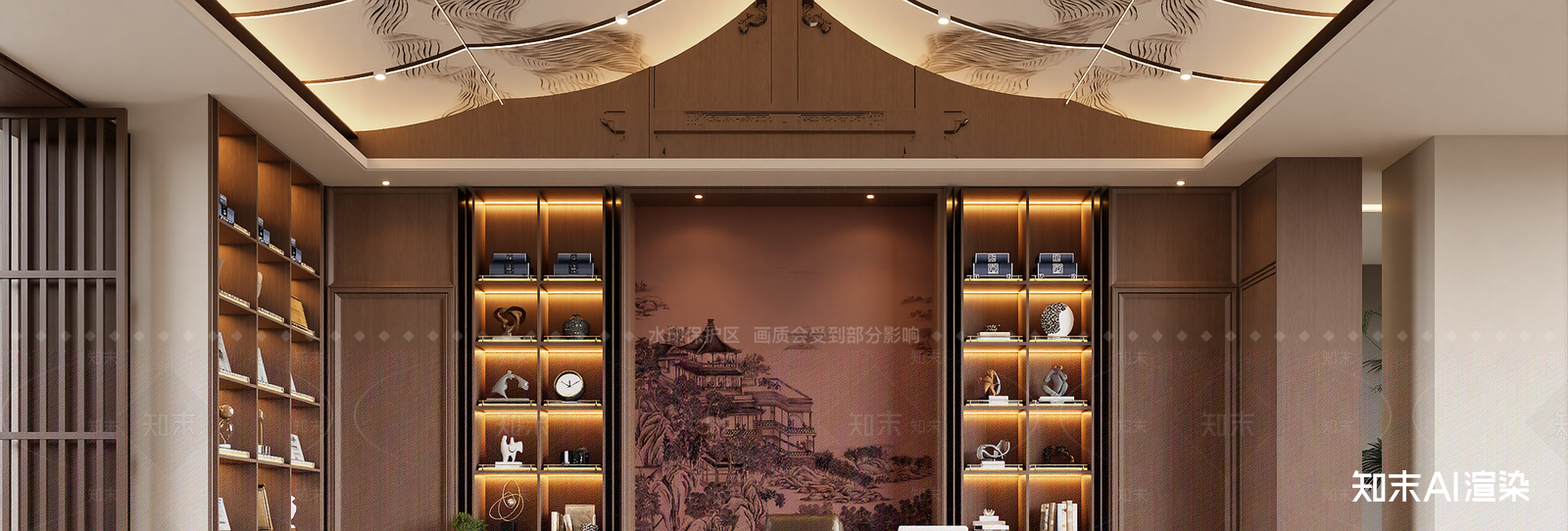 中式售楼处3D模型下载【ID:1214128658】