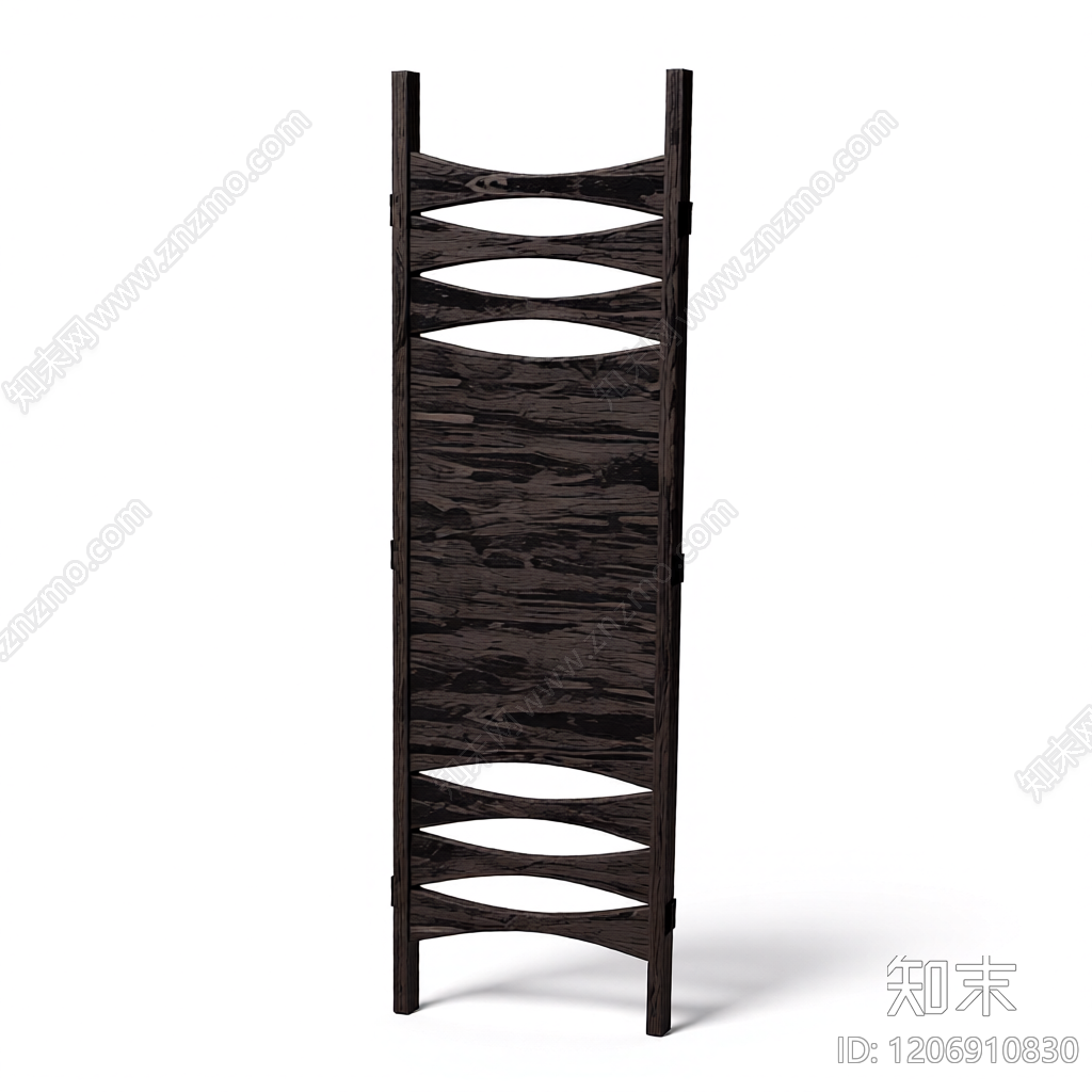 木质隔断屏风3D模型下载【ID:1206910830】