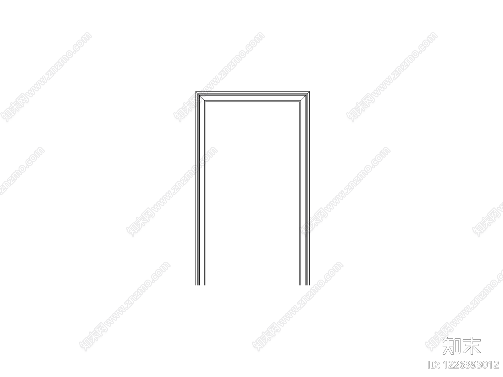 内门系统cad施工图下载【ID:1226393012】