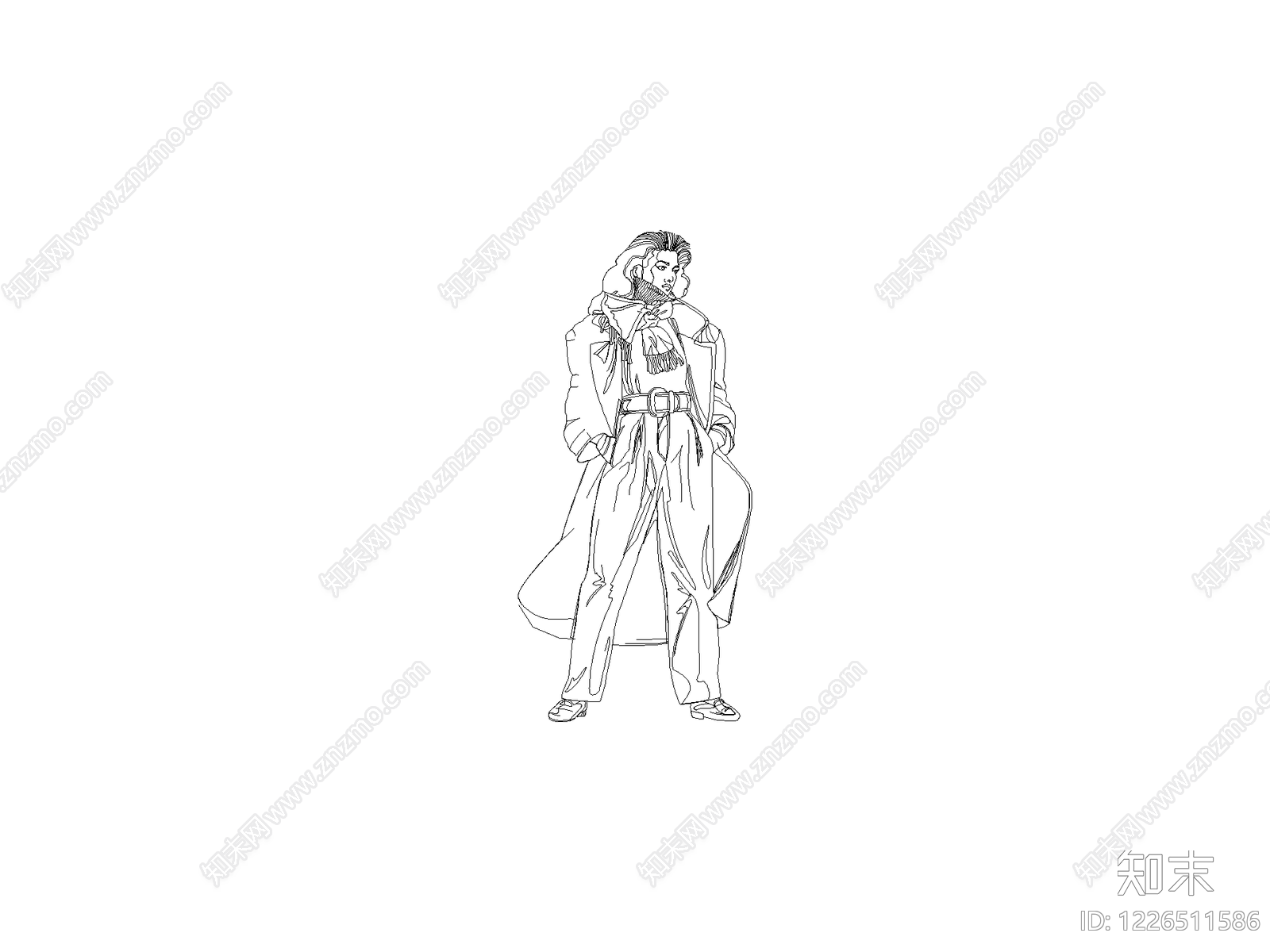 人物cad施工图下载【ID:1226511586】