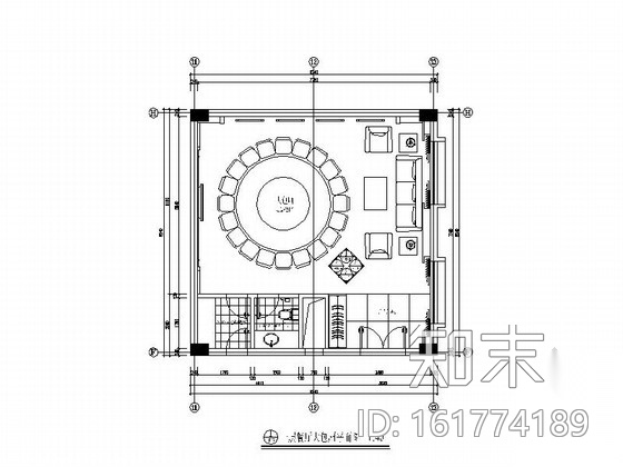 [广东]某四星酒店餐饮区施工图cad施工图下载【ID:161774189】