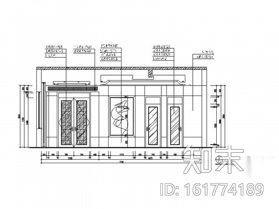 [广东]某四星酒店餐饮区施工图cad施工图下载【ID:161774189】