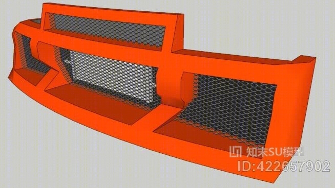 车身套件前保险杠2SU模型下载【ID:422657902】