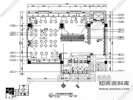 施工图陕西五星级豪华商务酒店自助餐厅装修图含效果cad施工图下载【ID:532031668】