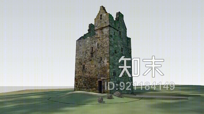 敲城堡SU模型下载【ID:921184149】