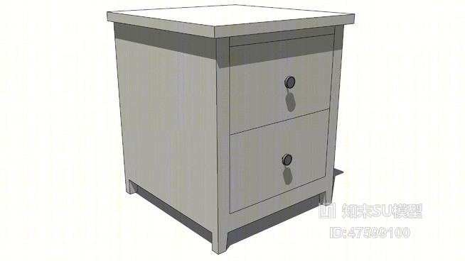 床头柜SU模型下载【ID:219305790】
