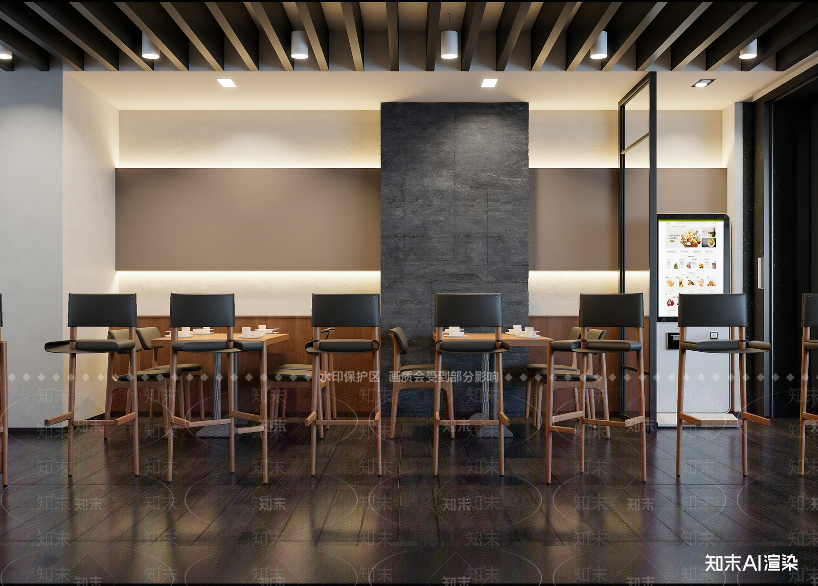 现代咖啡厅3D模型下载【ID:1214641104】