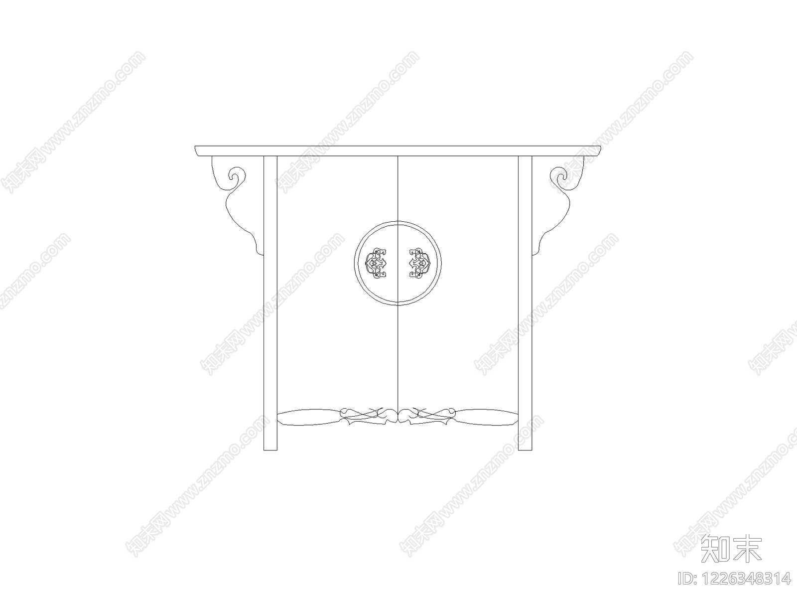 柜子cad施工图下载【ID:1226348314】