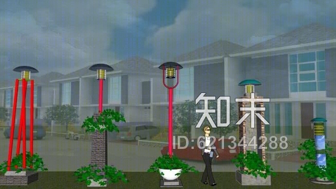 其他灯具SU模型下载【ID:621344288】