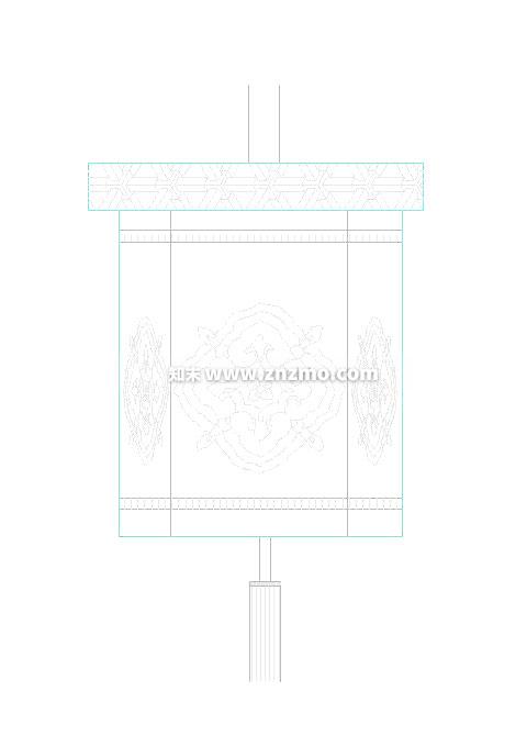 吊灯cad施工图下载【ID:179819190】