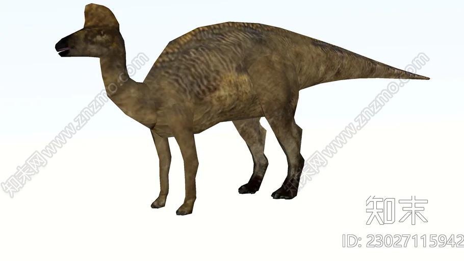 Corythosaurus（科里索龙）SU模型下载【ID:1161896110】