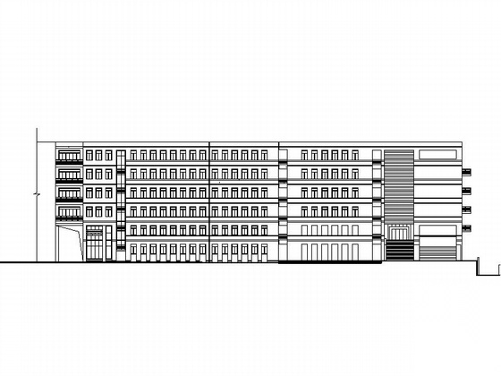 [青岛]某理工大学建筑系馆扩建建筑施工图cad施工图下载【ID:166802176】