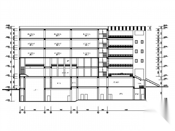 [青岛]某理工大学建筑系馆扩建建筑施工图cad施工图下载【ID:166802176】