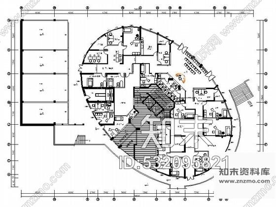 施工图重庆某社区卫生服务办公空间装修图cad施工图下载【ID:532095821】