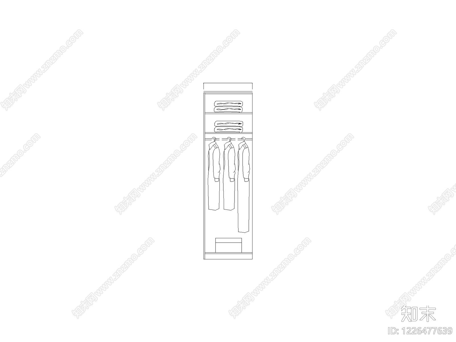 柜子cad施工图下载【ID:1226477639】