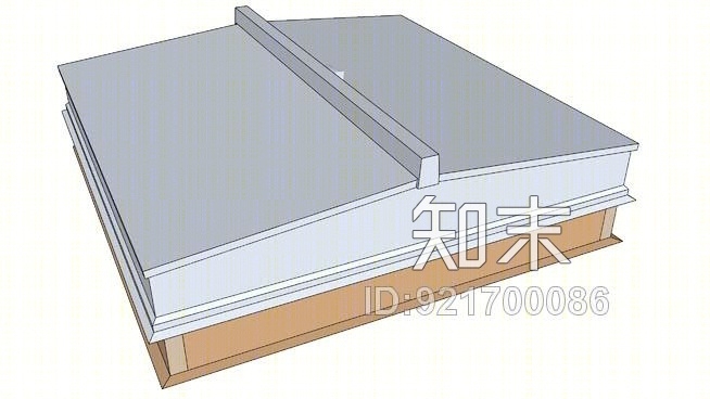 屋顶舱口-双叶SU模型下载【ID:921700086】