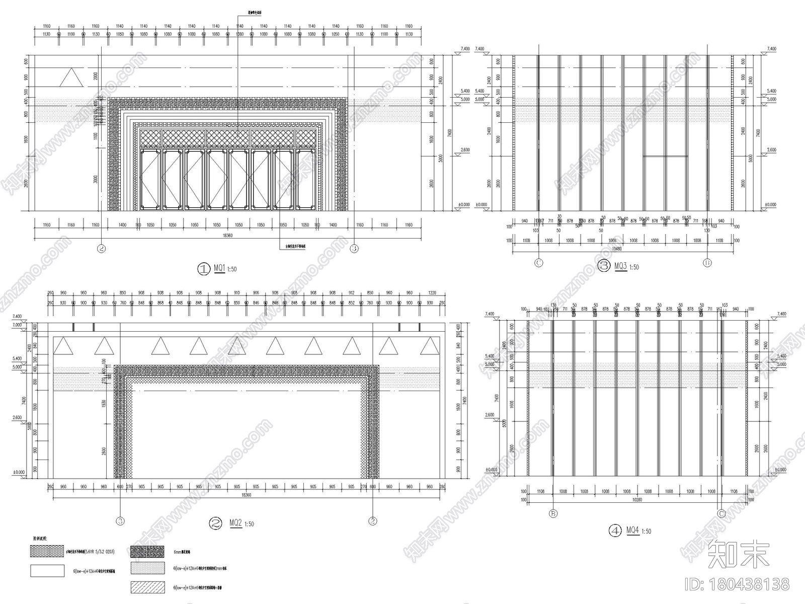 柳州框架结构2层销售中心建筑施工图2017施工图下载【ID:180438138】