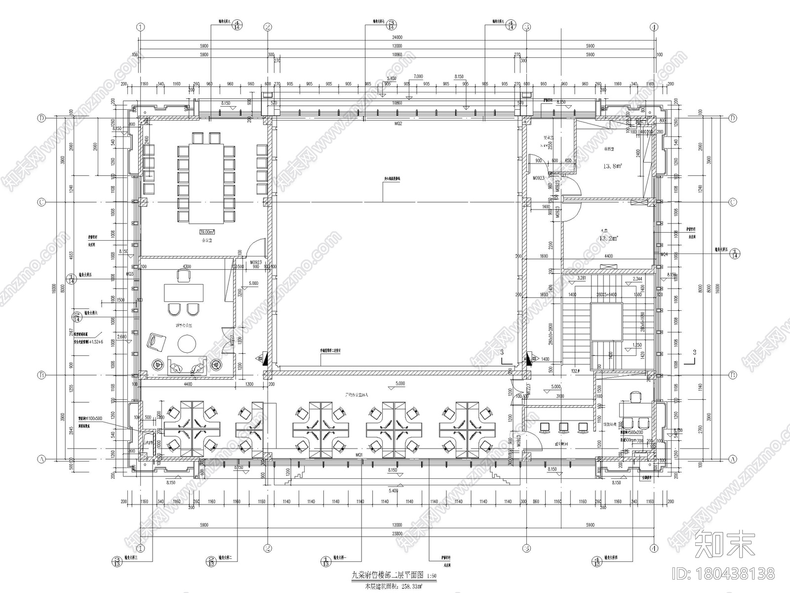 柳州框架结构2层销售中心建筑施工图2017施工图下载【ID:180438138】