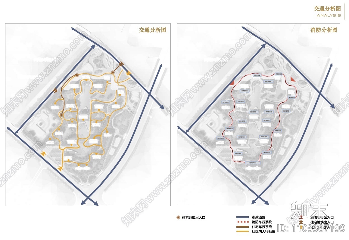 江苏现代风高层森林院墅第四代住宅建筑方案cad施工图下载【ID:1103307199】