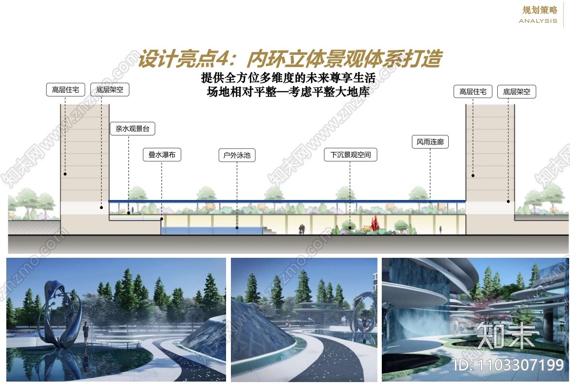 江苏现代风高层森林院墅第四代住宅建筑方案cad施工图下载【ID:1103307199】