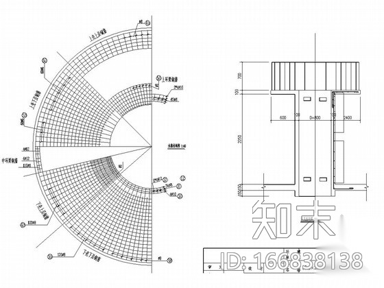 50立方米容积20米高倒锥壳给水塔结构施工图施工图下载【ID:166838138】