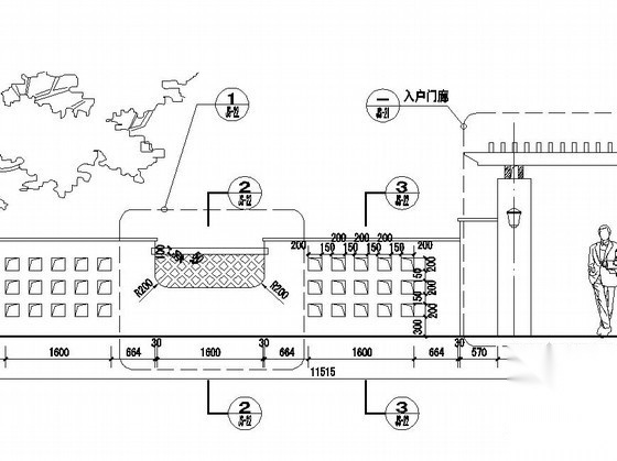 [重庆]某居住区B组团示范区景观工程施工图施工图下载【ID:161098125】