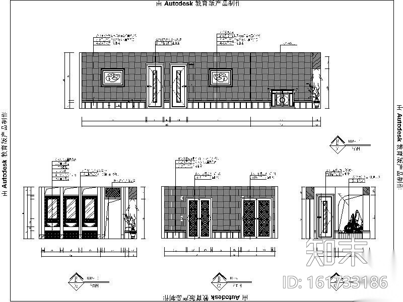 [湛江]精装高级时尚四层足浴店设计施工图（含效果图）cad施工图下载【ID:161733186】