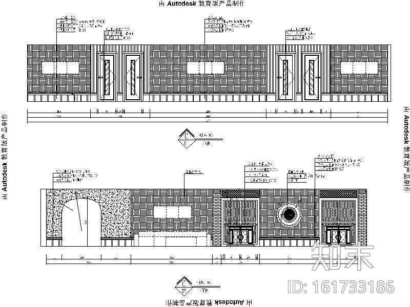 [湛江]精装高级时尚四层足浴店设计施工图（含效果图）cad施工图下载【ID:161733186】