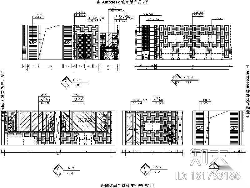 [湛江]精装高级时尚四层足浴店设计施工图（含效果图）cad施工图下载【ID:161733186】