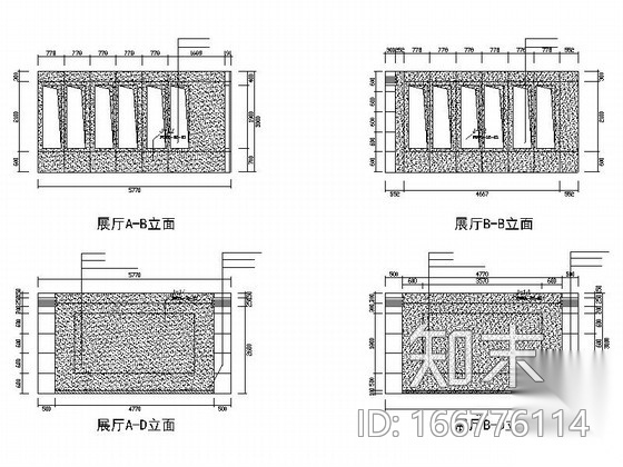 现代办公楼室内装饰工程施工图cad施工图下载【ID:166776114】