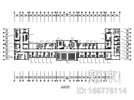 现代办公楼室内装饰工程施工图cad施工图下载【ID:166776114】